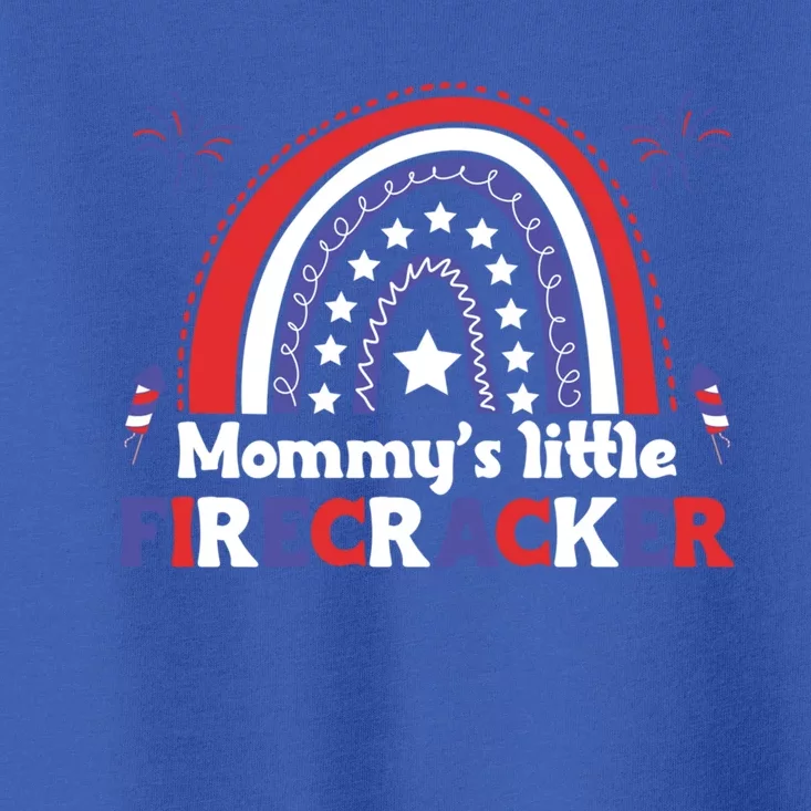 American Mommy July 4th Mommys Little Firecracker Gift Toddler T-Shirt