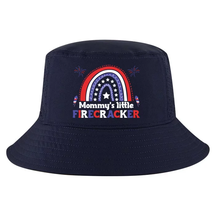 American Mommy July 4th Mommys Little Firecracker Gift Cool Comfort Performance Bucket Hat