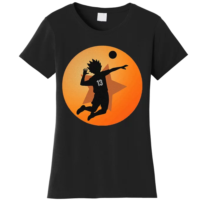 Anime Merch Japanese Number 13 Star Anime Volleyball Women's T-Shirt