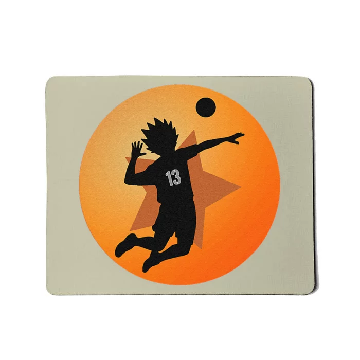 Anime Merch Japanese Number 13 Star Anime Volleyball Mousepad