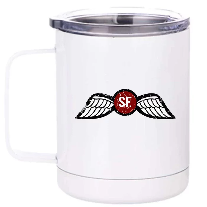 American Marauder Jedburgh (Oss) Wings Insignia Front & Back 12oz Stainless Steel Tumbler Cup