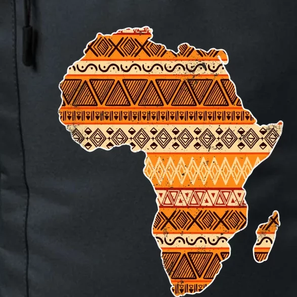 Africa Map Kente Cloth Black History Month Afro Africa Pride Gift Daily Commute Backpack