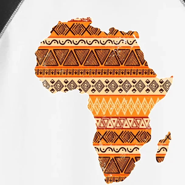 Africa Map Kente Cloth Black History Month Afro Africa Pride Gift Toddler Fine Jersey T-Shirt