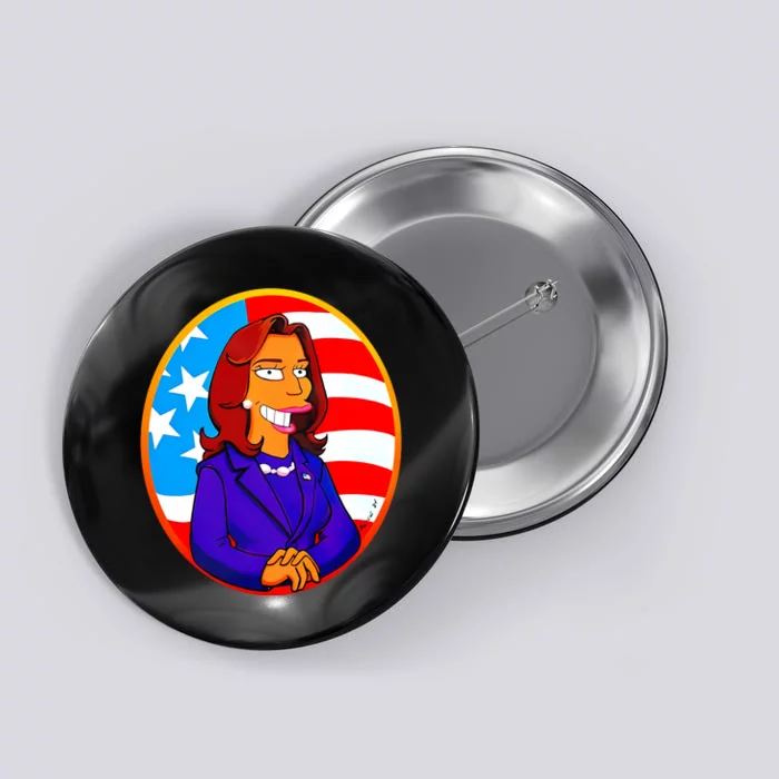 Anna Maltese Kamala Devi Harris Button