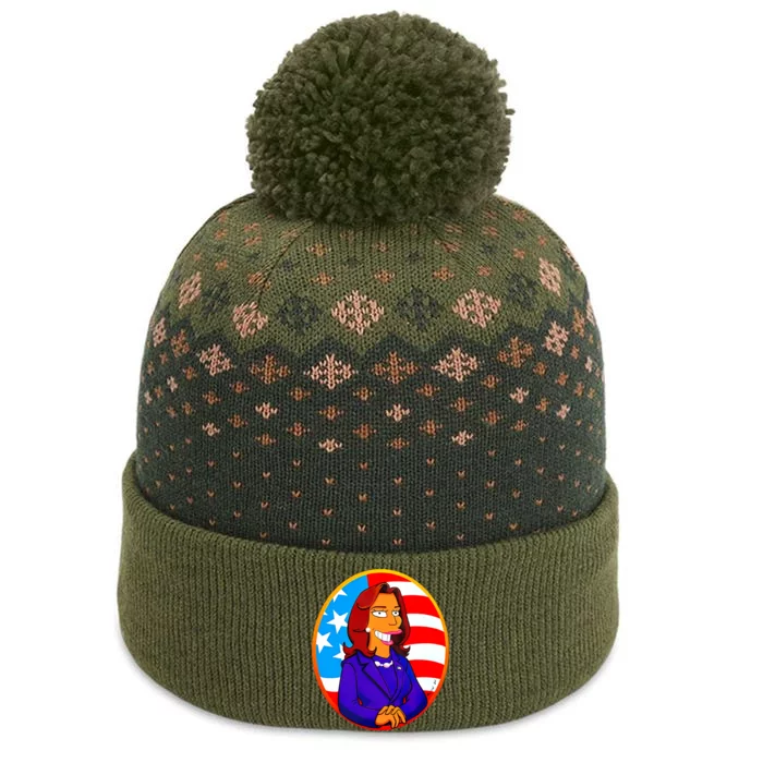 Anna Maltese Kamala Devi Harris The Baniff Cuffed Pom Beanie