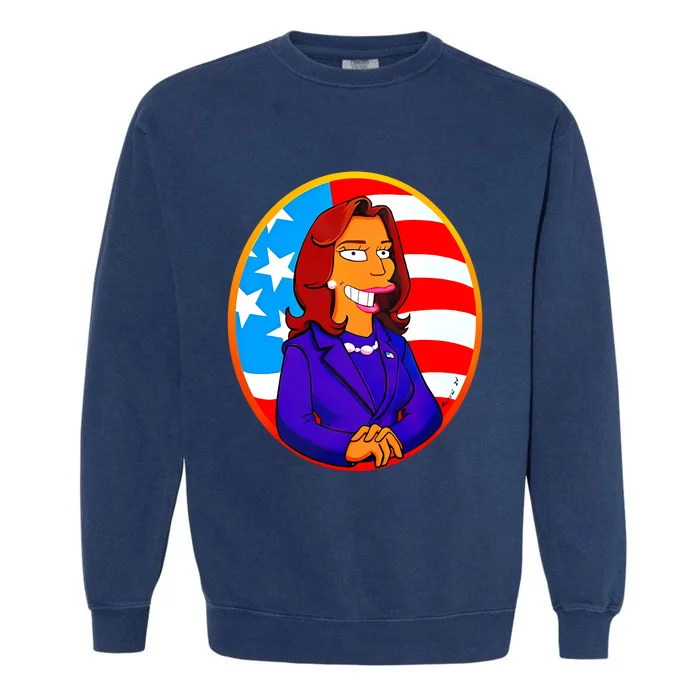 Anna Maltese Kamala Devi Harris Garment-Dyed Sweatshirt