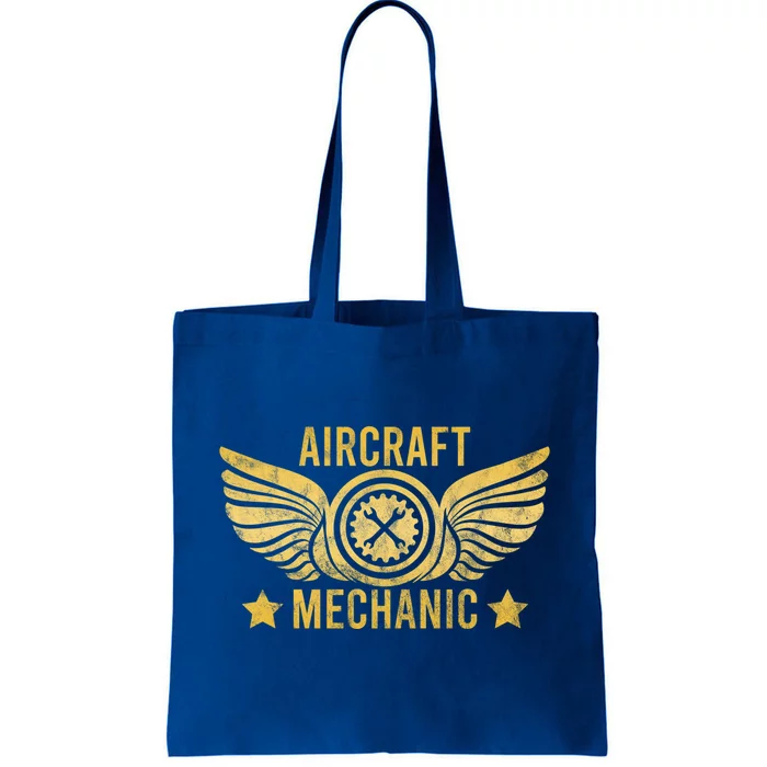 Aircraft Mechanic Logo Badge Aviation Gift Tote Bag