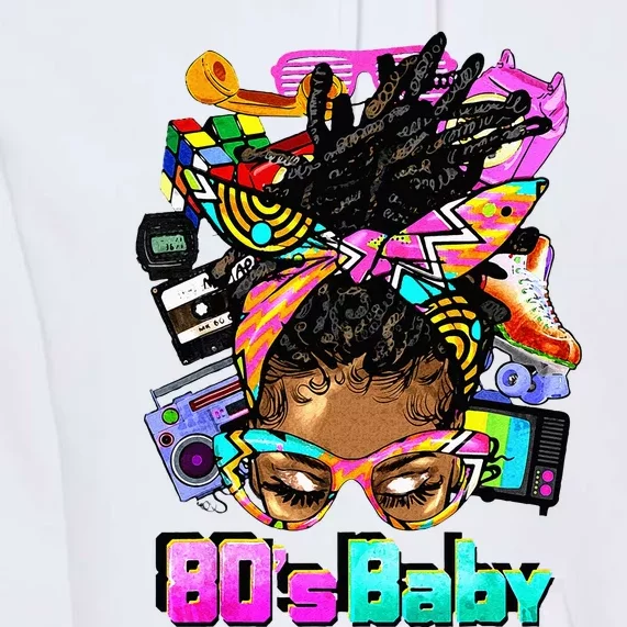 Afro Messy Locs Bun 80s Baby Funny Gift Women Men Kids Premium Hoodie