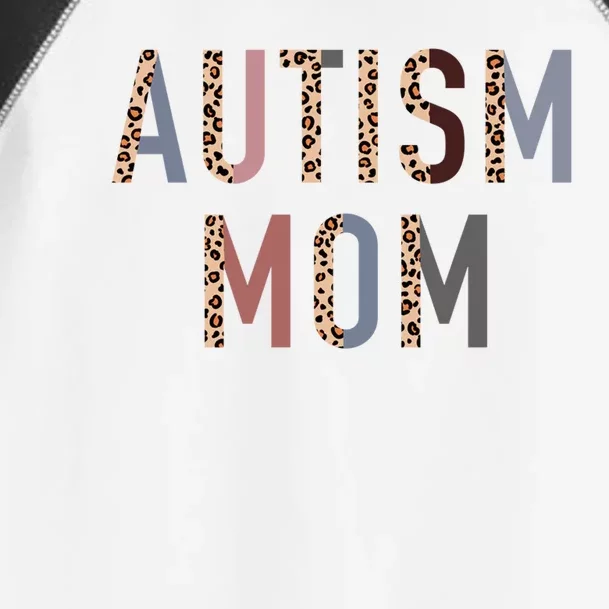 Autism Mom Leopard Print Toddler Fine Jersey T-Shirt