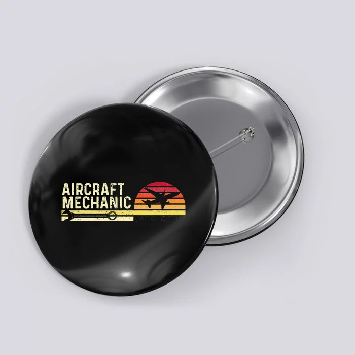 Aircraft Mechanic Limited Edition Airplane Aviation Lover Button