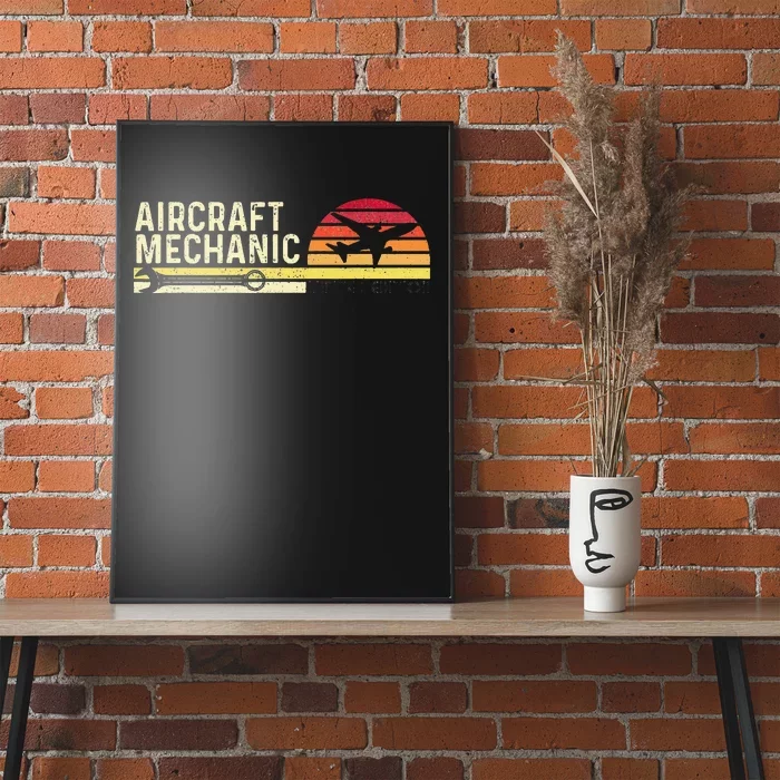 Aircraft Mechanic Limited Edition Airplane Aviation Lover Poster