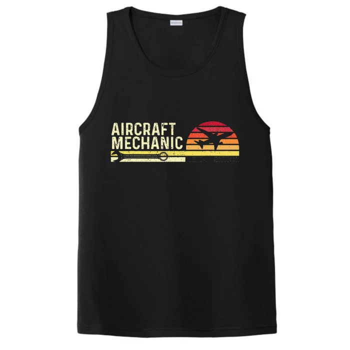 Aircraft Mechanic Limited Edition Airplane Aviation Lover Performance Tank