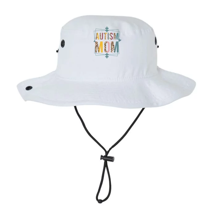 Autism Mom Life Leopard Mothers Day Autism Mom Great Gift Legacy Cool Fit Booney Bucket Hat