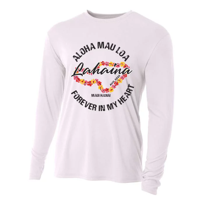 Aloha Mau Loa Forever In My Heart Maui Strong Cooling Performance Long Sleeve Crew