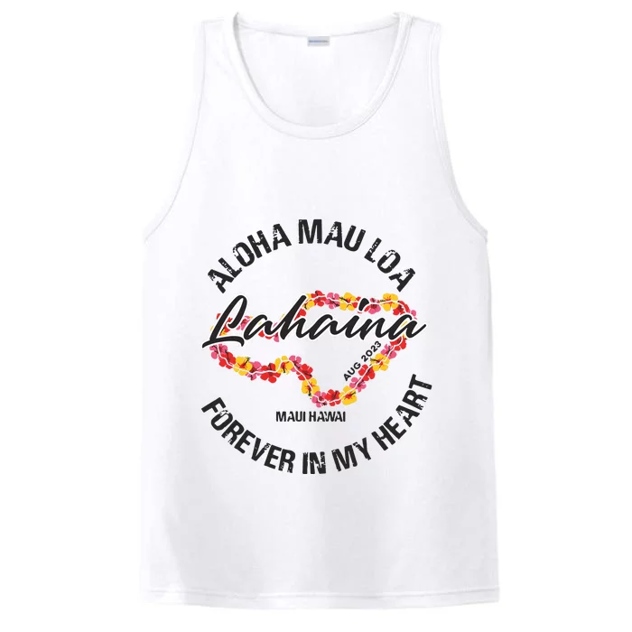 Aloha Mau Loa Forever In My Heart Maui Strong Performance Tank