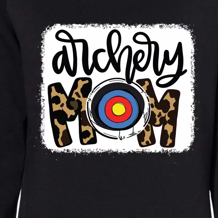 Archery Mom Leopard Shirts Archery Mama Womens California Wash Sweatshirt