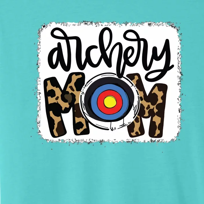 Archery Mom Leopard Shirts Archery Mama ChromaSoft Performance T-Shirt