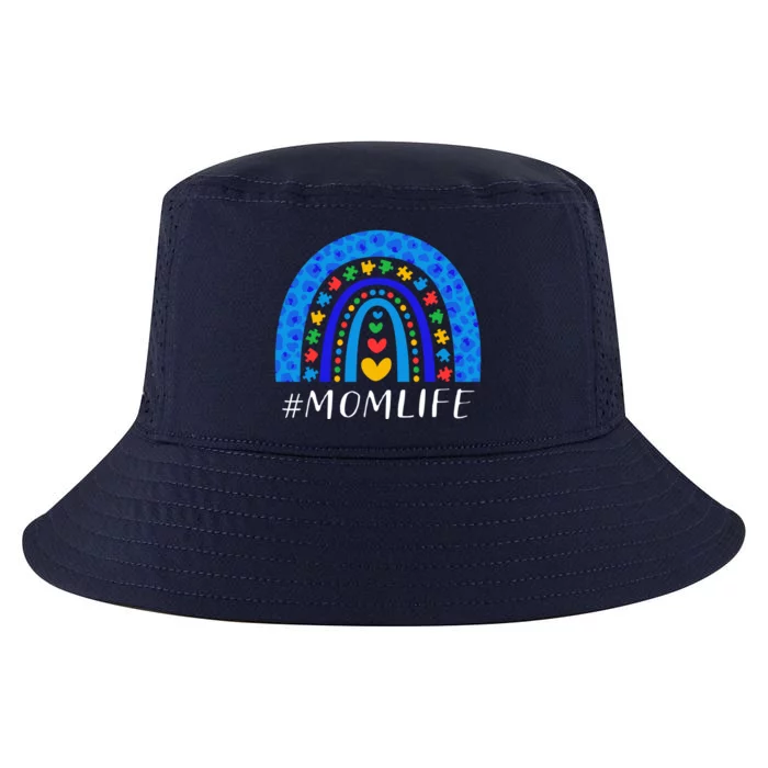 Autism Mom Life Rainbow Leopard Mothers Day For Mom Cute Gift Cool Comfort Performance Bucket Hat