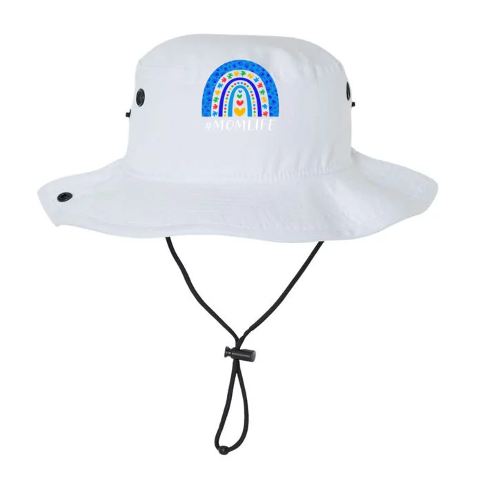 Autism Mom Life Rainbow Leopard Mothers Day For Mom Cute Gift Legacy Cool Fit Booney Bucket Hat