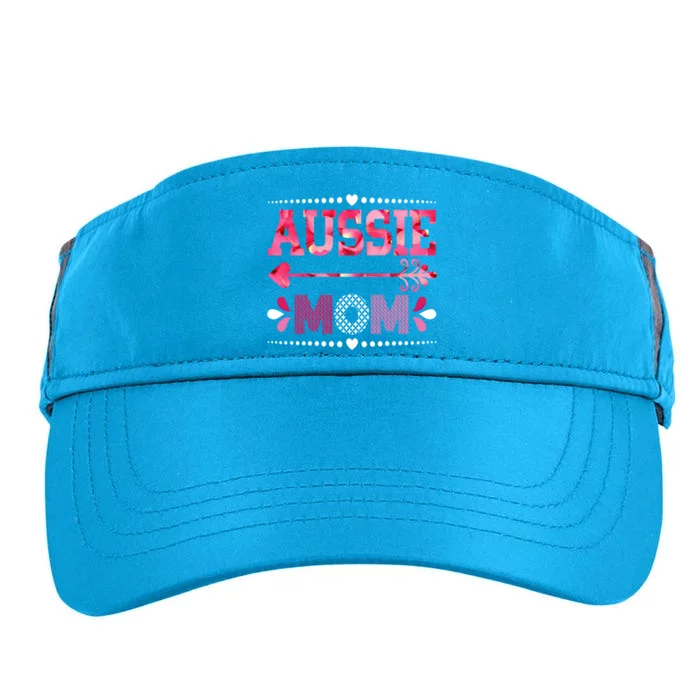 Aussie Mom Mothers Day Best Mama In The World Loving Mommy Gift Adult Drive Performance Visor