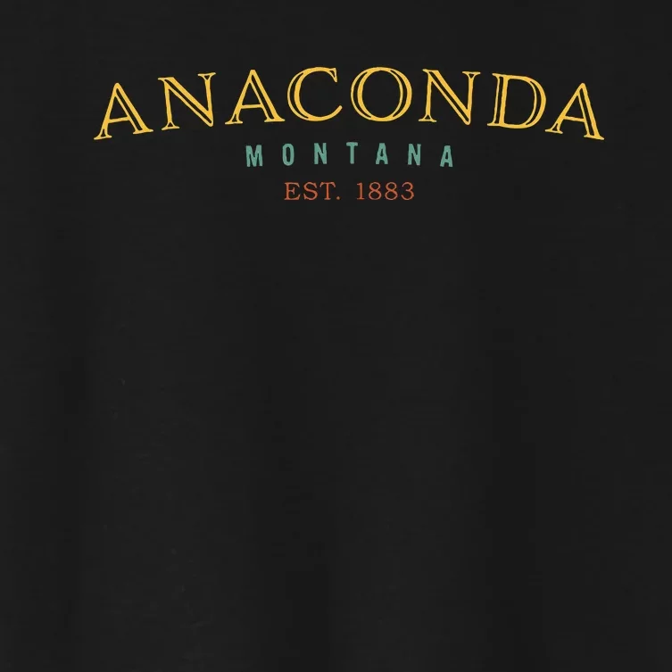 Anaconda Montana Mt Hometown Women's Crop Top Tee