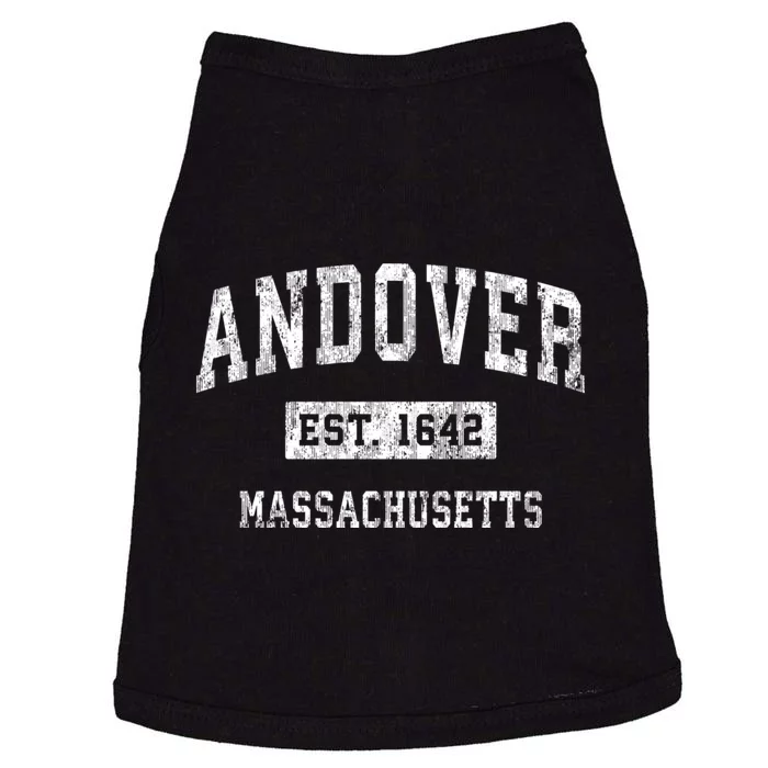 Andover Massachusetts Ma Vintage Sports Doggie Tank