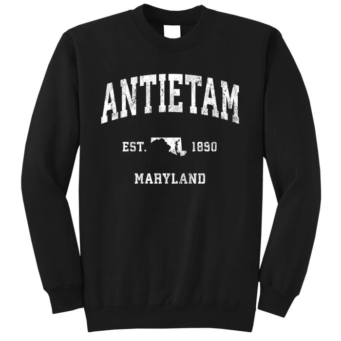 Antietam Maryland Md Vintage Athletic Sports Sweatshirt