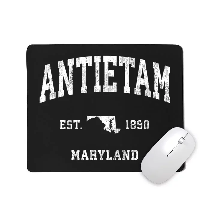 Antietam Maryland Md Vintage Athletic Sports Mousepad