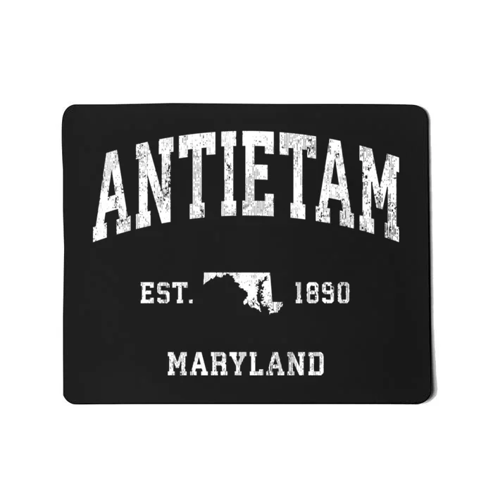 Antietam Maryland Md Vintage Athletic Sports Mousepad