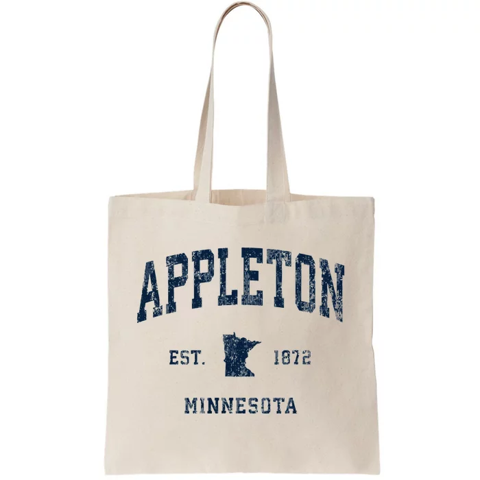 Appleton Minnesota Mn Vintage Athletic Sports Design Tote Bag