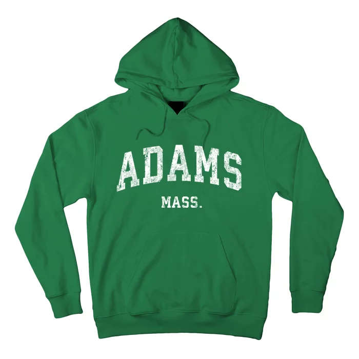 Adams Massachusetts Ma Vintage Varsity Sports Hoodie