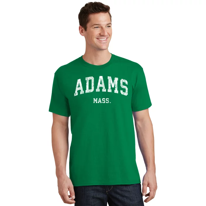 Adams Massachusetts Ma Vintage Varsity Sports T-Shirt