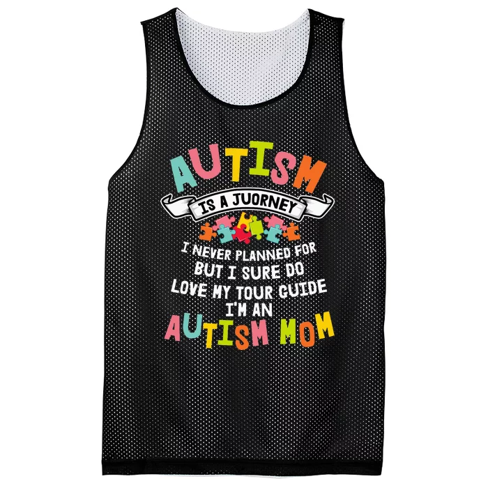 Autism Mom Matching Family Autism Awareness Gifts Mesh Reversible Basketball Jersey Tank