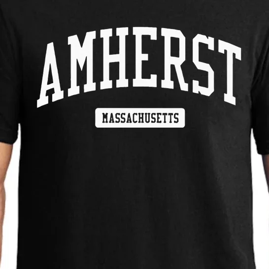 Amherst Massachusetts MA College University Sports Pajama Set