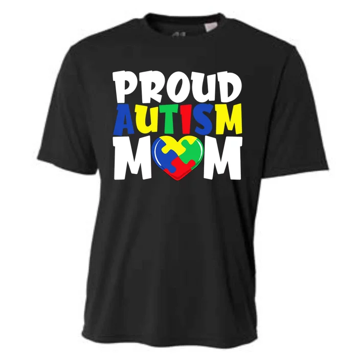 Autism Mom Meaningful Gift Autism Awareness Meaningful Gift Mom Proud Autism Mom Cooling Performance Crew T-Shirt