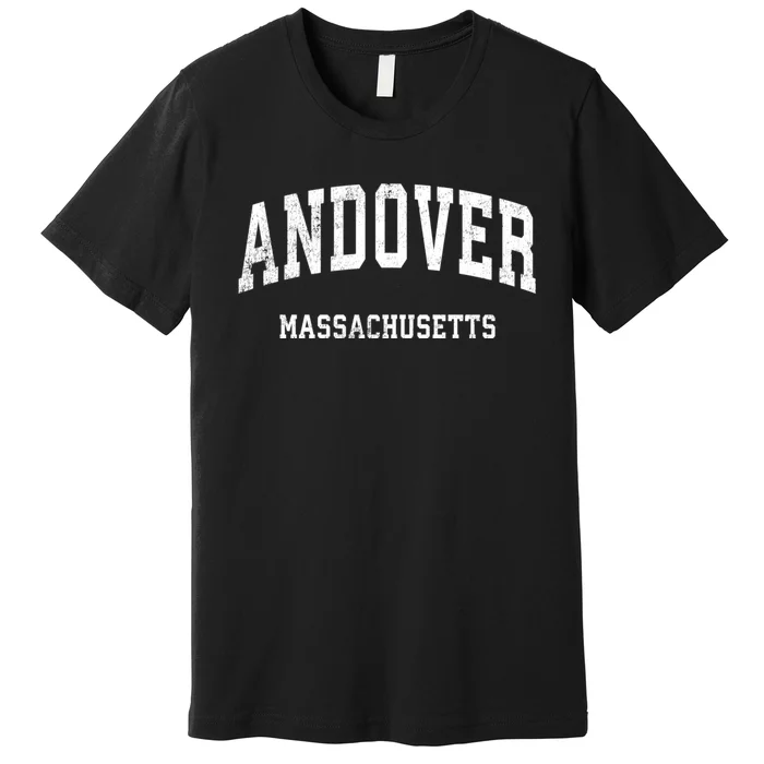 Andover Massachusetts Ma Vintage Athletic Sports Premium T-Shirt