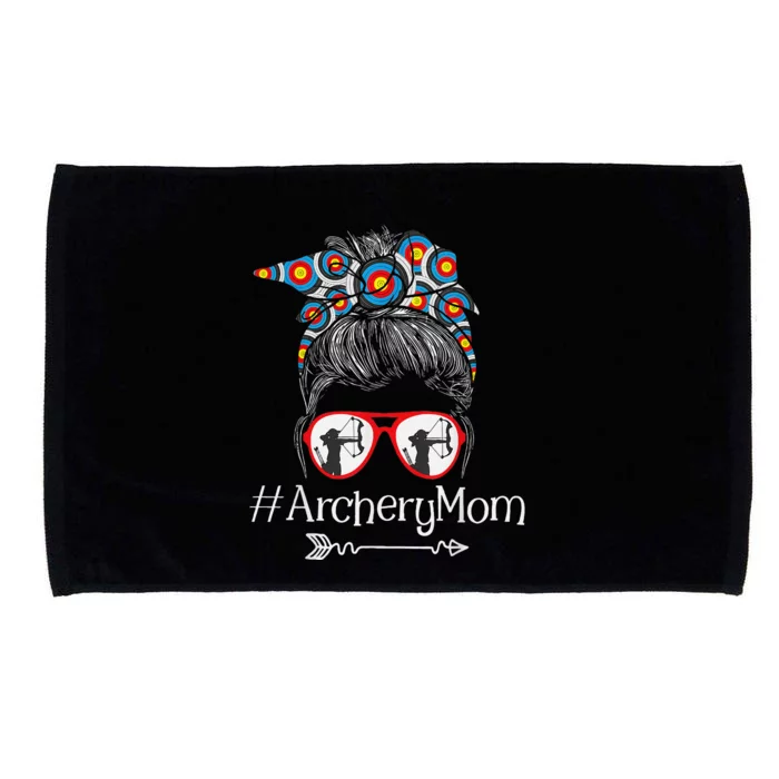 Archery Mom Mothers Day Bowhunter Archer Bowman Bows Microfiber Hand Towel