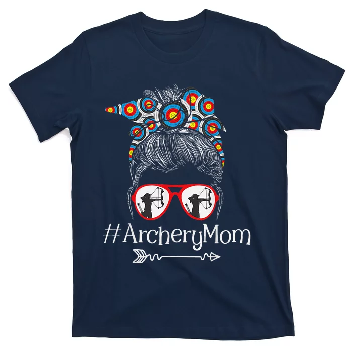 Archery Mom Mothers Day Bowhunter Archer Bowman Bows T-Shirt