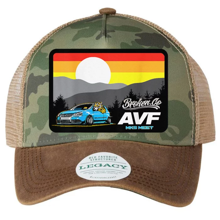 Avf Mk5 Meet 2024 Funny Legacy Tie Dye Trucker Hat