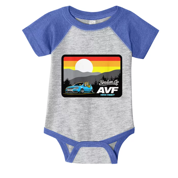 Avf Mk5 Meet 2024 Funny Infant Baby Jersey Bodysuit