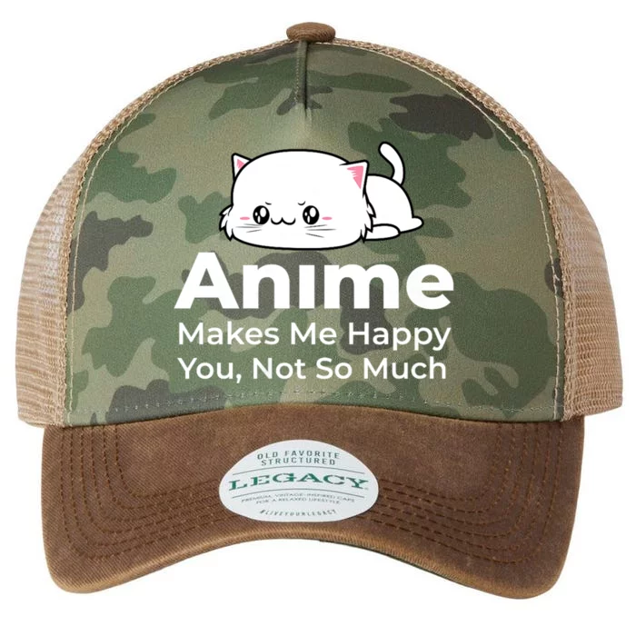 Anime Makes Me Happy You Not So Much Legacy Tie Dye Trucker Hat