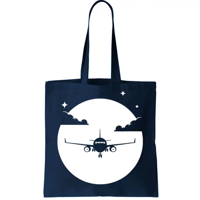 Aircraft Mechanic Moon Mechanic Tote Bag