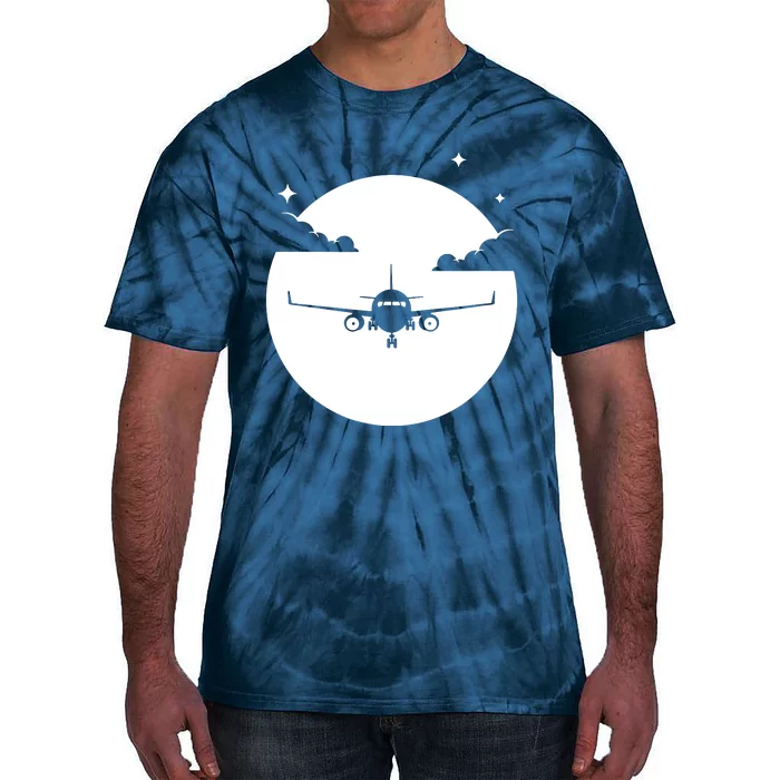 Aircraft Mechanic Moon Mechanic Tie-Dye T-Shirt