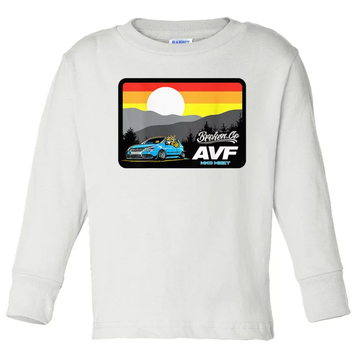 Avf Mk5 Meet 2024 Toddler Long Sleeve Shirt