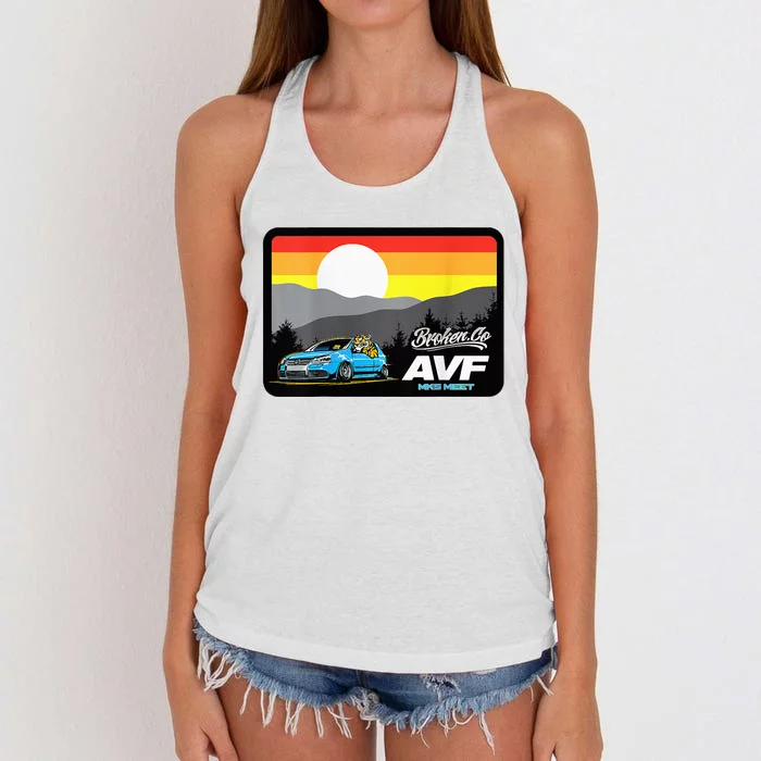 Avf Mk5 Meet 2024 Women's Knotted Racerback Tank