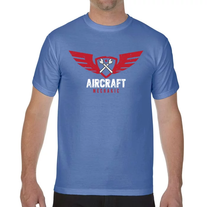 Aircraft Mechanic Maintenance Aviation Technician Gift Comfort Colors T-Shirt