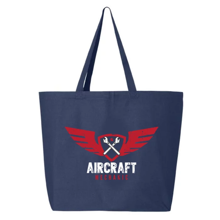 Aircraft Mechanic Maintenance Aviation Technician Gift 25L Jumbo Tote