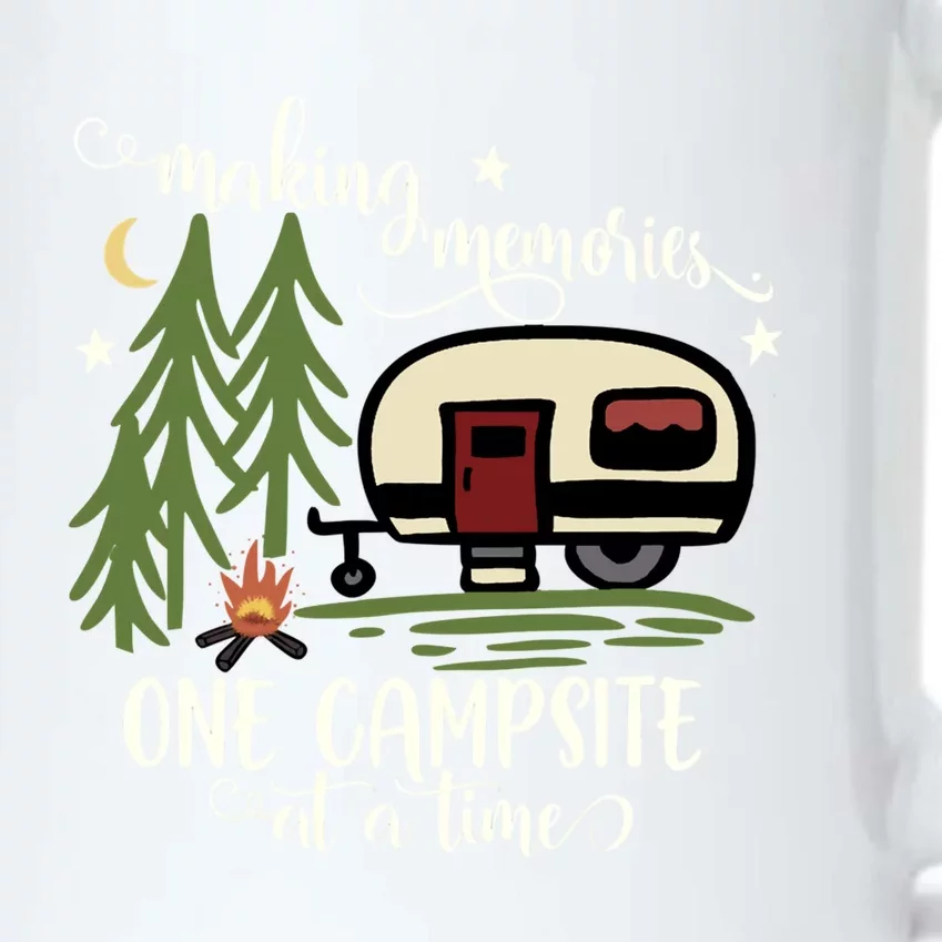 Awesome Making Memories One Campsite At A Time Camping Black Color Changing Mug