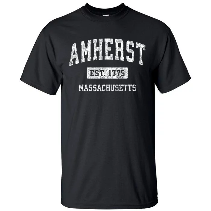 Amherst Massachusetts Ma Vintage Sports Tall T-Shirt