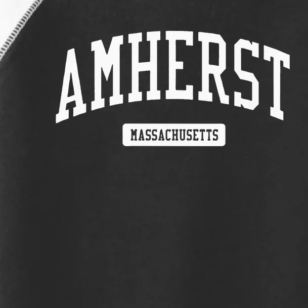 Amherst Massachusetts MA College University Sports Toddler Fine Jersey T-Shirt